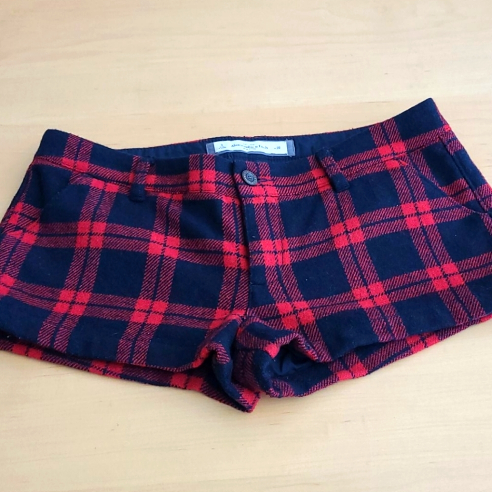 Abercrombie & Fitch Plaid Shorts
